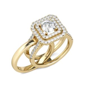 Anillo Jeulia Double Halo