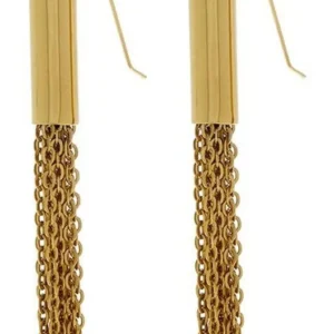Revere Gold Chain Earrings 24k Gold Vermeil
